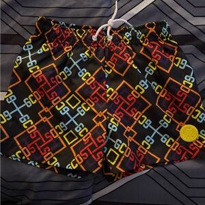 GCDS Multicolor Logo Swim Shorts